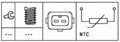 HELLA (6PT 009 309-541) Sensor, Kühlmitteltemperatur für BMW MINI LAND ROVER