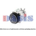 1x Kompressor, Klimaanlage AKS DASIS 850257N passend für VOLVO JCB