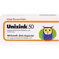 UNIZINK 50 magensaftresistente Tabletten 50 St. PZN 03441621
