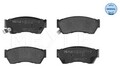 Meyle Bremsbelagsatz, Scheibenbremse 025 213 3314/W passend für SUBARU SUZUKI