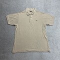 LACOSTE Herren Poloshirt Polohemd Gr. L Logo Classic Polo Shirt 19708 Beige