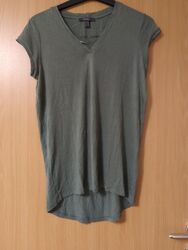 Damen T-Shirt Bluse Grün Vokuhila❤️ Esprit Urlaub Reisen M 