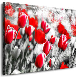 WANDBILDER BLUMEN - XXL LEINWAND BILDER - VERSCHIDENE BLUMENARTEN - PFLANZEN 