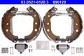Ate 03.0521-0120.3 Bremsbackensatz für CITROËN  passend für FIAT PEUGEOT