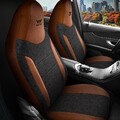 Sitzbezüge passend für Mercedes Benz E-Klasse in Braun-Schwarz Pilot 14.2