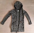 Khujo, Strickjacke, Weiß-Schwarz, Mit Kapuze, Gr. S