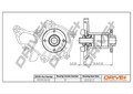 Dr!ve+ Wasserpumpe Motorkühlung DP2310.10.032 für TOYOTA CARINA 6 COROLLA AE101_