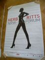 Originales vintage Riesenplakat Ausstellung HERB RITTS im NRW-Forum aus 2001
