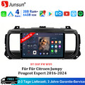 DAB+ 64GB Android 13 Carplay Autoradio SWC Für Citroen Jumpy Peugeot Expert Navi