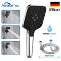 Handbrause Duschkopf Duschbrause 3 Modi Mit 1.5m Schlauch Wassersparend 2in1