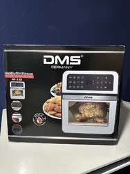 DMS HF-12S XXL 12L Heißluftfritteuse mit Drehgrill - Edelstahl