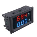 100v Voltmeter Amperemeter Led Doppel-Display Digital- Volt A Meterspur Verkauf.
