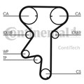 Wasserpumpe + Zahnriemensatz CONTINENTAL CTAM CT975WP2 für OPEL ASTRA ZAFIRA CC
