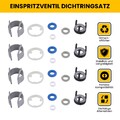 4 Stk Einspritzventil Dichtungssatz Für Audi A3 A4 Q5 Seat Skoda VW 1.8 2.0 TSI
