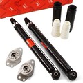 2x TRW Stoßdämpfer + Domlager Staubschutz Hinten für SEAT Toledo SKODA VW Golf 4
