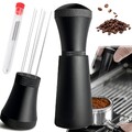 Wdt Tool,Kaffee Distributor Abnehmbar mit 7 Edelstahl Espresso Nadel&Ständer