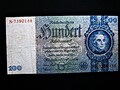 Reichsbanknote 100 Reichsmark 1935  Ro. 176a  Serie G/N