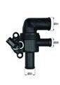 Thermostat Kühlmittel MAHLE TI 53 90 für SMART 450 FORTWO 452 CITY ROADSTER 330