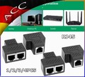 1-4X RJ45 Y Netzwerk Lan Verteiler Adapter 1zu2 Splitter Cat6A Ethernet Kabel