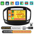 DAB+ Carplay Für Opel Insignia A 2013-2017 Android 15 Autoradio GPS NAV WIFI KAM