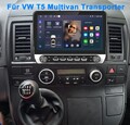 6+128G Für VW T5 Multivan Transporter DAB+ Android 14 Autoradio Carplay GPS Navi