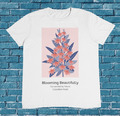 Blooming Flowers T-Shirt - rosa Blumen T-Shirt - %100 Premium Baumwolle