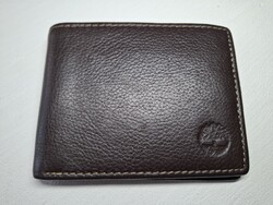 Timberland Braun Echtleder Geldbörse Doppelfaltung RFID Safe Kartenetui Ausweistasche