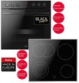 Einbauherd Set Amica EHCX 933 130 S Glaskeramik Kochfeld Umluft Schwarz. C-WARE!