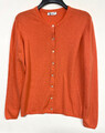 Johnstons of Elgin Pure Cashmere Strickjacke Damen L koralle orange 548