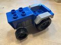 Lego Duplo - Traktor Trecker Fahrzeug - blau grau - Bauernhof