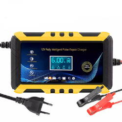 12V 6A Auto Intelligentes Batterieladegerät KFZ Batterie Ladegerät Akku PKW AGM