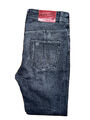 Zaraman Skinny Fit konische schwarze Stretch Denim Jeans W30 L30 ES 9228