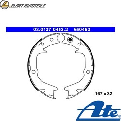 BREMSBACKENSATZ FESTSTELLBREMSE 03.0137-0453.2 FÜR MITSUBISHI LANCER/VII/IV 2.0L