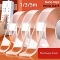 1-5m Doppelseitiges Klebeband extra stark Transparent Nano Band Tape beidseitig