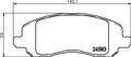 Bremsbelagsatz Scheibenbremse HELLA PAGID 8DB 355 013-491 für JEEP DODGE CALIBER