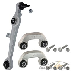 ATEC 1x QUERLENKER+2x KOPPELSTANGE FÜR AUDI A4 8D B5 94-01 A6 4B C5 97-02### Einbaufertig – inkl. Traggelenk und Buchsen ###