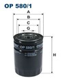 FILTRON Ölfilter OP 580/1 für LAND ROVER