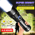 12000000 Lumen Taschenlampe LED USB 5000 Meter Taktisches Fackel Arbeitslicht DE