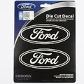 Ford Logo White Laser Die Cut Pflaume Emblem Logo Aufkleber Decal Sticker NEU