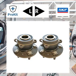 2x ORIGINAL® Skf Radlagersatz Vorne, Hinten Tesla Model S , Model X