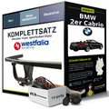 Für BMW 2er Cabrio Typ F23 Anhängerkupplung starr +eSatz 13pol 03.14-06.21 NEU