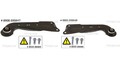 2x Querlenker Hinterachse für AUDI SEAT SKODA VW Q3 Sportback TARRACO KODIAQ I