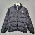 The North Face Puffer Jacket Damen Medium Black Nuptse 700 Daunenmantel
