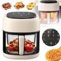 6L Heißluftfritteuse Airfryer Fritteusen Heißluft Ofen Friteuse Minibackofen