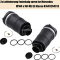 2x Luftfederung Federbalg vorne for Mercedes W164 x 164 ML GL Klasse A1643204313