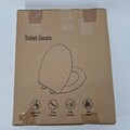 WC Sitz Antibakteriell WC Sitz Oval Weiß mit Schnellverschluss Funktion und