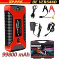 99800mAh Auto KFZ Starthilfe Jump Starter Ladegerät Booster Power Bank PKW 12V