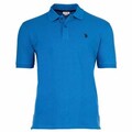 U.S. POLO ASSN. Herren Poloshirt - Piquet, Logo-Stickerei, Cotton Stretch