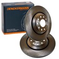 2x DENCKERMANN BREMSSCHEIBEN 310mm BELÜFTET HINTEN passend für AUDI A3 Q2 Q3 TT 