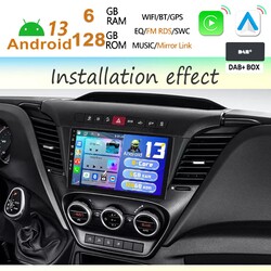 DAB+ Android 14 Carplay Autoradio Für Iveco Daily 2014-2021 GPS Navi RDS 6+128GB